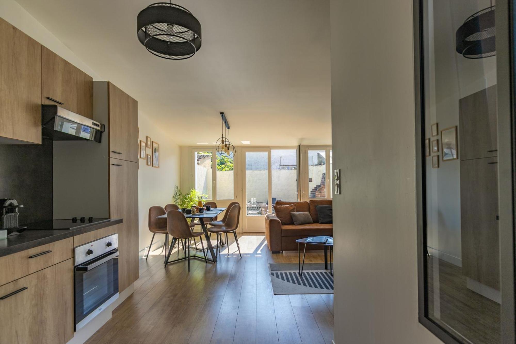Le Patio - Spacieux T3 Avec Climatisation Et Jardin Privatif Bergerac Exterior photo