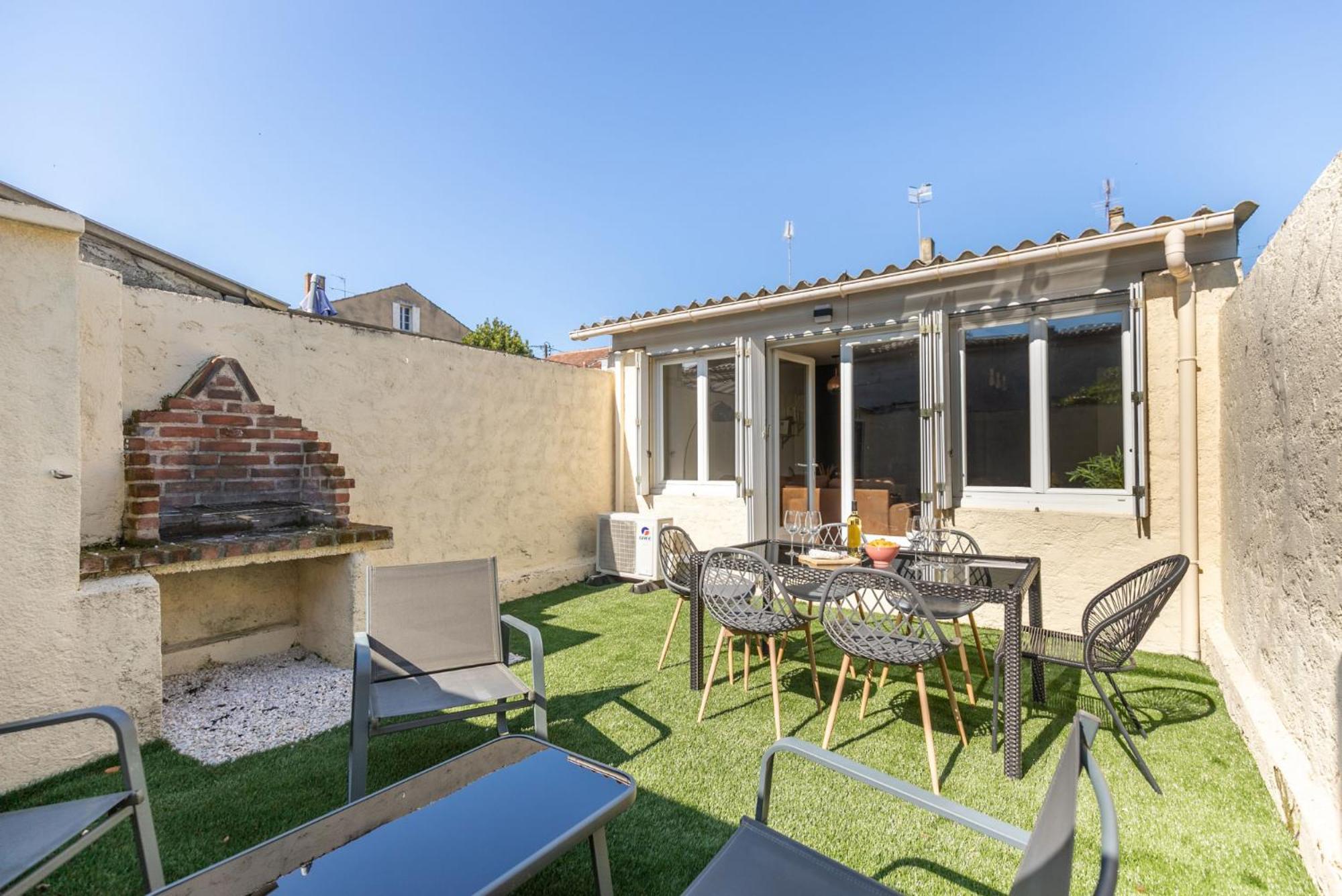 Le Patio - Spacieux T3 Avec Climatisation Et Jardin Privatif Bergerac Exterior photo